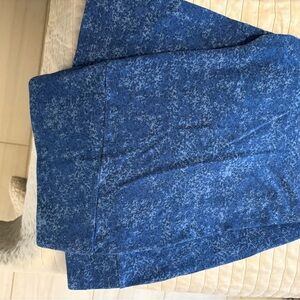 Terra & Sky Blue Patterned Leggings